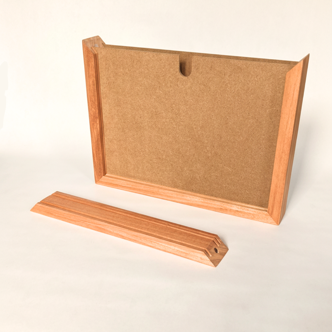 Magnetischer Echtholz Wechselrahmen für Kinderbilder & Poster A4