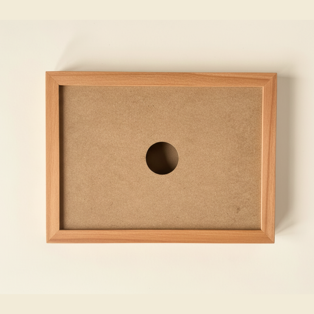 Magnetischer Echtholz Wechselrahmen für Kinderbilder & Poster A4