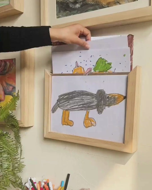 Wechselrahmen für Kinderzeichnungen – endlich Ordnung für die schönsten Erinnerungen